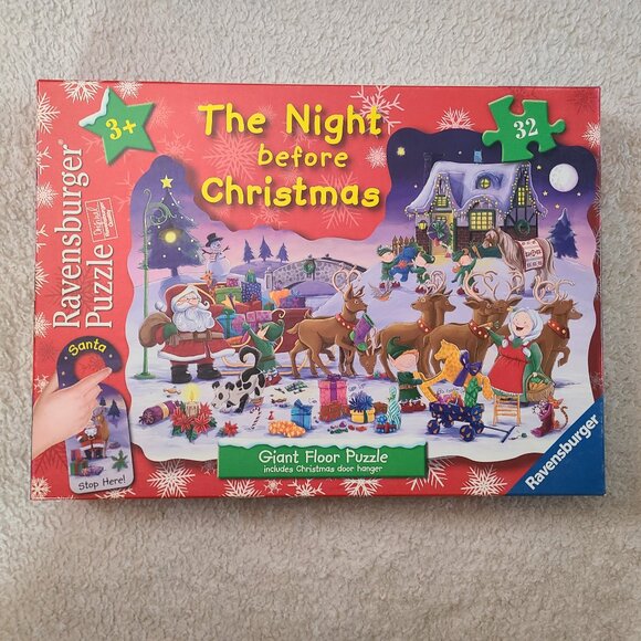 Ravensburger Other - Ravensburger The Night Before Christmas Giant Floor Puzzle